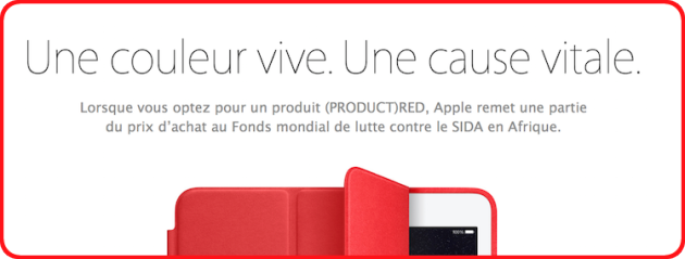Apple RED: journée mondiale de lutte contre le SIDA… ou presque! Apple vitale