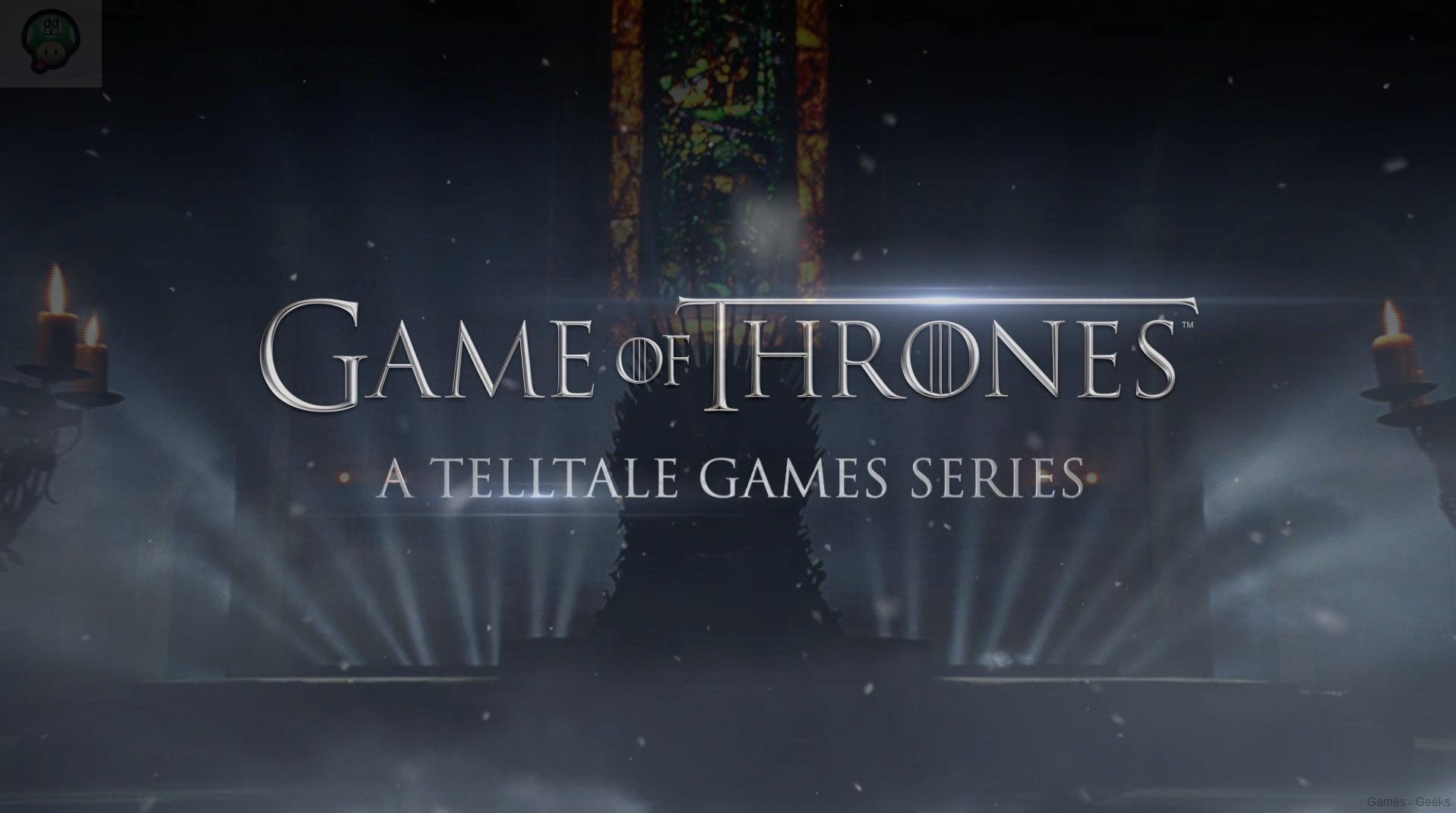 gameofthrones telltale Les sorties du mois de décembre PS4 et Xbox One  Xbox One sortie ps4 