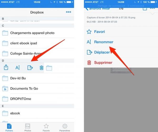 Dropbox pour iOS vous permet de renommer vos fichiers et dossiers dropbox ios modifier nom dossiers et fichiers 600x500 Dropbox pour iOS vous permet de renommer vos fichiers et dossiers