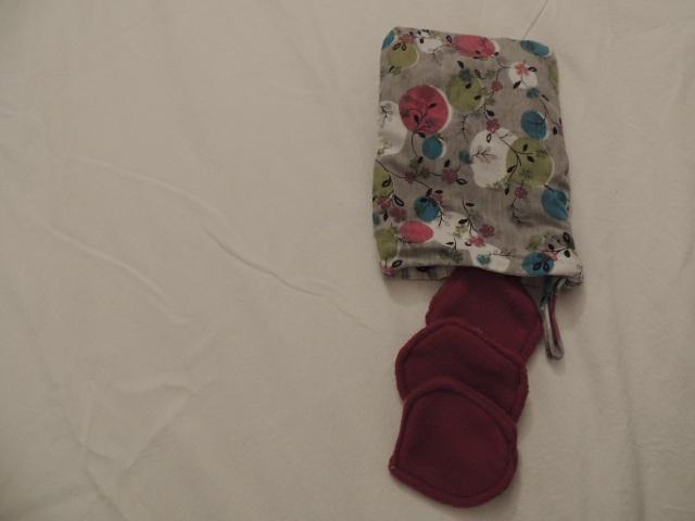 Mes disques démaquillants maison! pochette coton démaquillants