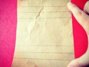Mon calendrier de l'Avent : des petites maisons en papier Modèle que j'ai reproduit sur les papiers trouvés chez Hema
