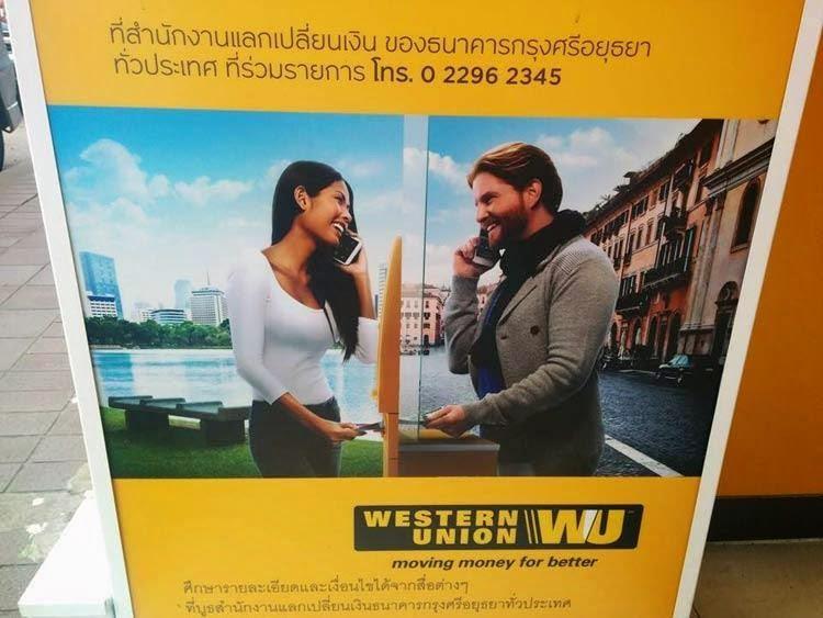 Thaïlande Western Union: Pub farang