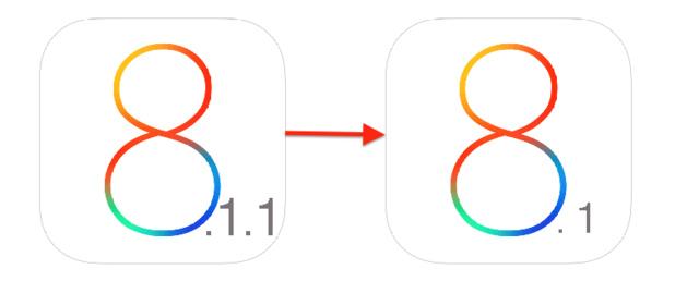 Revenir à iOS 8.1 n'est plus possible Revenir à iOS 8.1 n'est plus possible