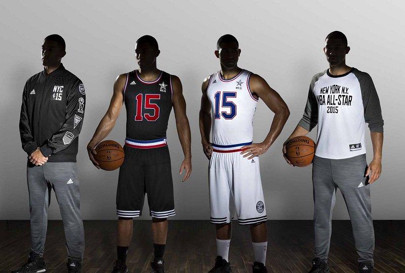 adidas dévoile les maillots du All Star Game 2015 adidas dévoile les maillots du All Star Game 2015