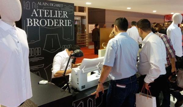 Alain Figaret, maître-chemisier d’exception salon Auto stand Orange