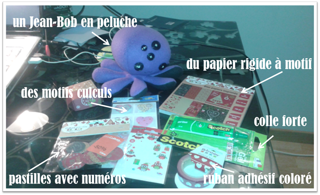 Tuto de Noël : le calendrier de l’Avent Le ruban, c'est pas obligé. Mais c'est là quand même.