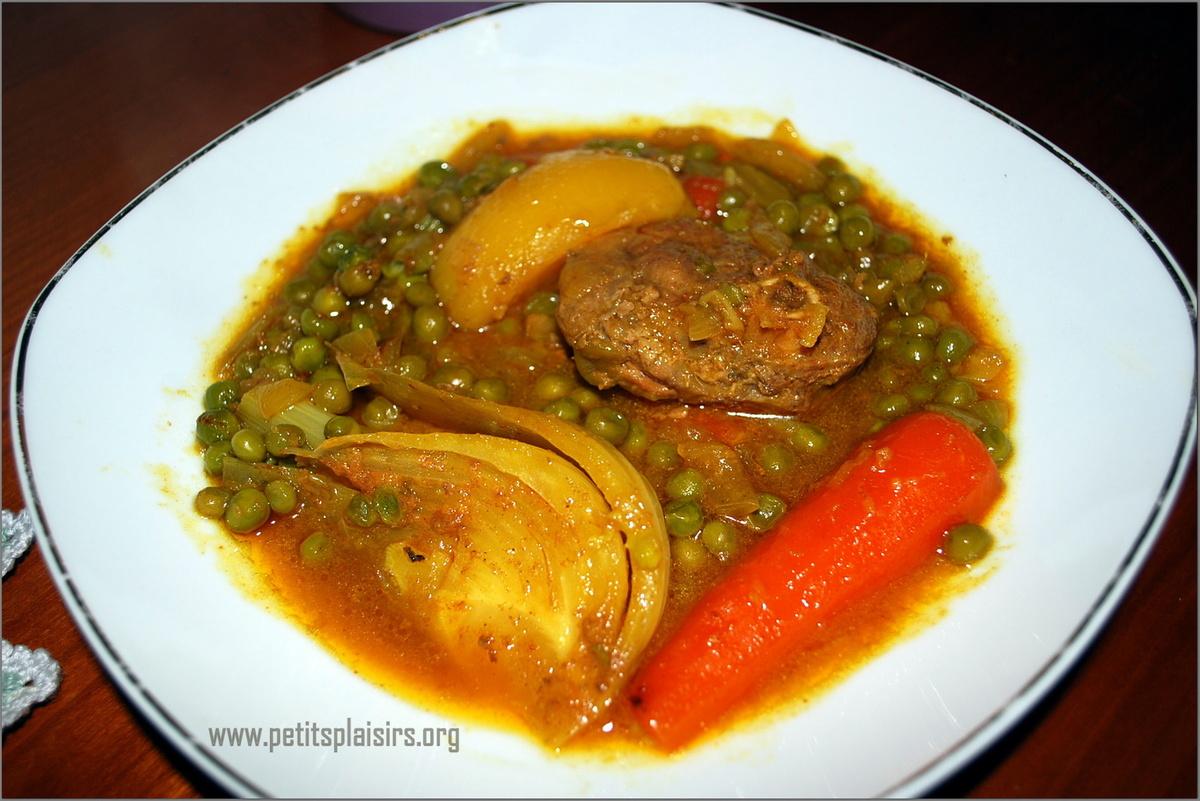 Tajine de petit pois et fenouille