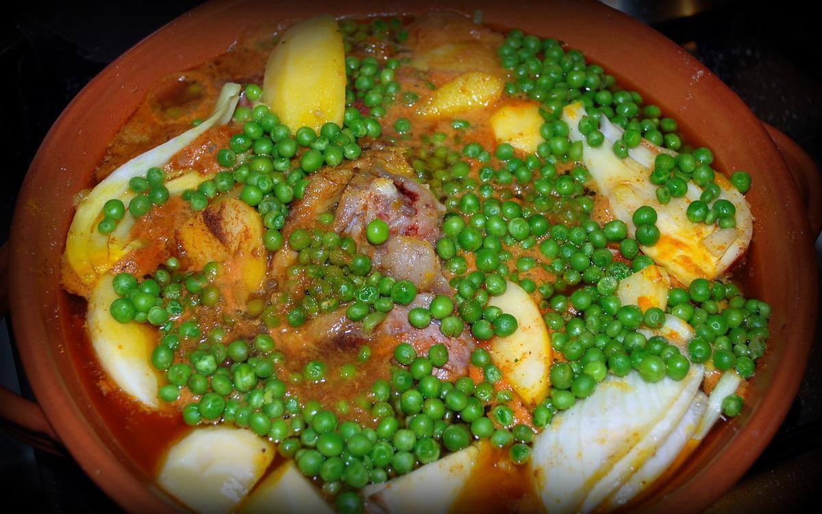 Tajine de petit pois et fenouille