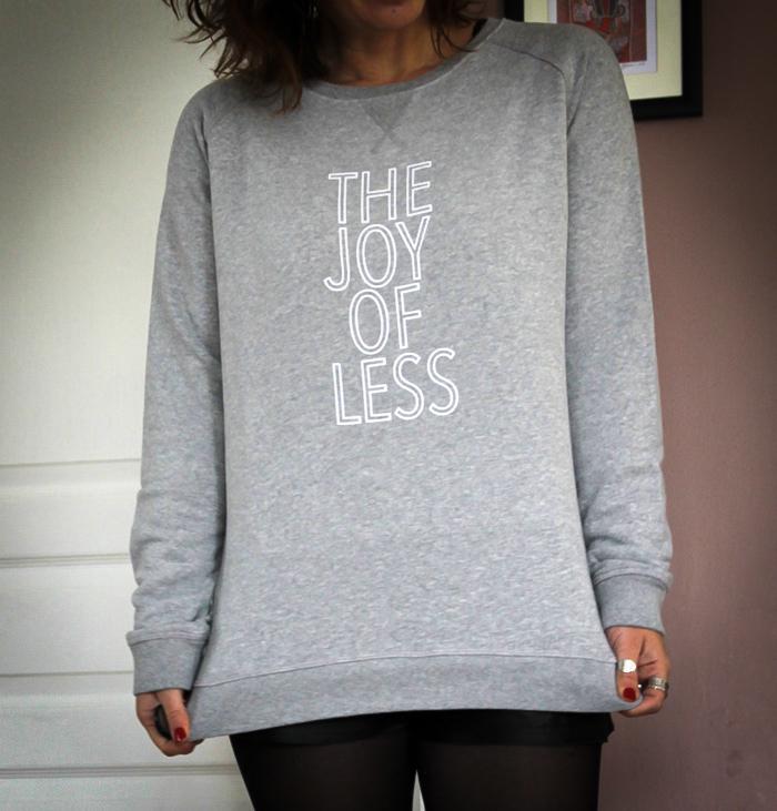 LE sweat gris // Coolab joy2