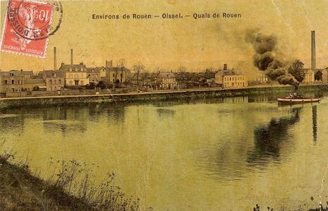 Les quais : quai de Rouen (côté cité Leverdier)