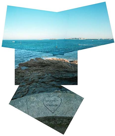 Gravé sur la promenade du Clair de Lune à Dinard Gravé sur la promenade du Clair de Lune à Dinard