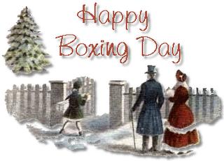 Le Boxing Day après la dinde de Noël !