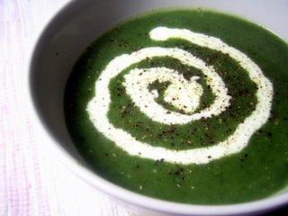 Velouté aromatique aux épinards