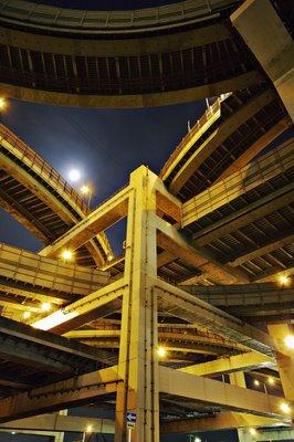 Japan Highway Interchange Photos by Ken Ohyama