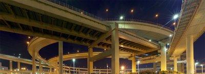 Japan Highway Interchange Photos by Ken Ohyama