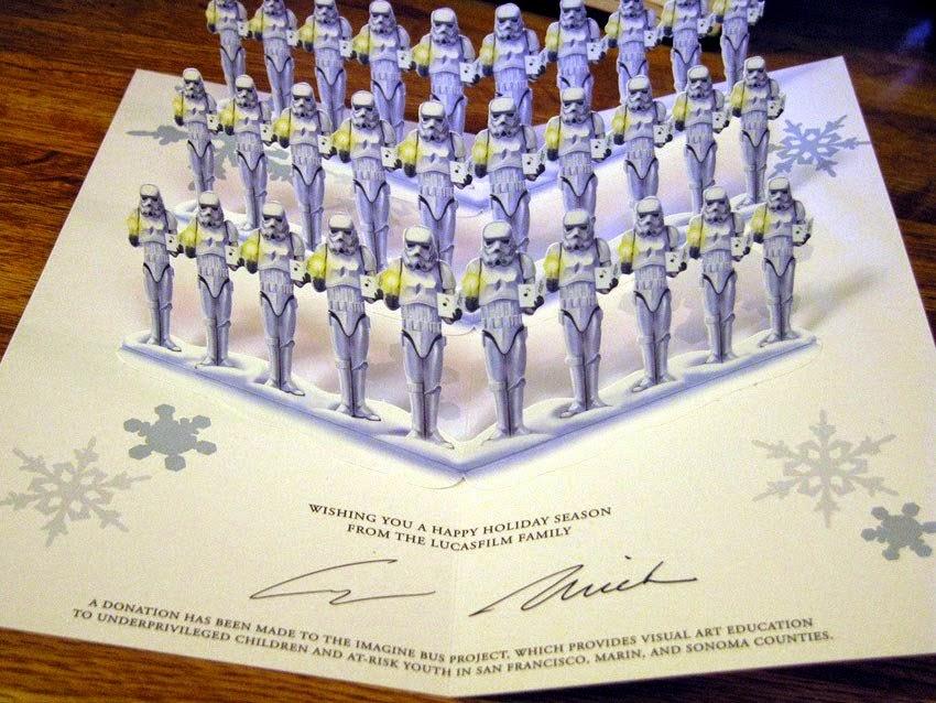 LucasFilm Christmas Cards de 1977-2010 LucasFilm Christmas Cards de 1977-2010