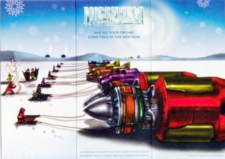 LucasFilm Christmas Cards de 1977-2010 LucasFilm Christmas Cards de 1977-2010