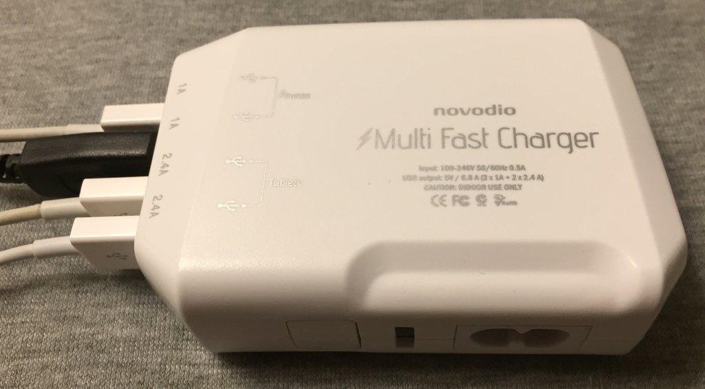 Test : Chargeur international 4 ports USB par Novodio Novodio chargeur international 4 ports usb 1024x565
