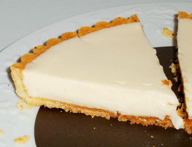 Part tarte fromage blanc crémeux coco