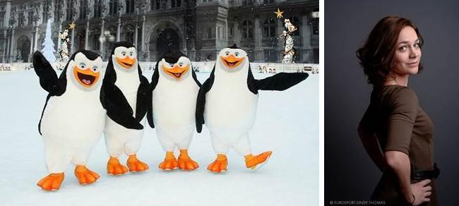 les pingouins de madagascar patinoire paris