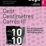 Exposition « Cent Centimètres Carrés III » à la Galerie du Philosophe – Carla-Bayle(09)
