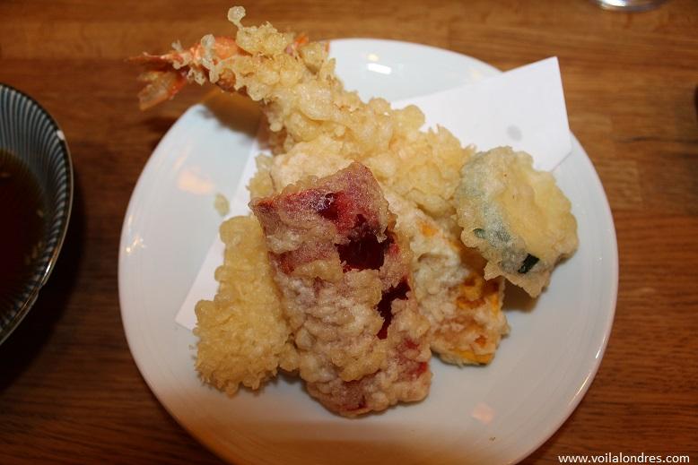 Entrée: tempura