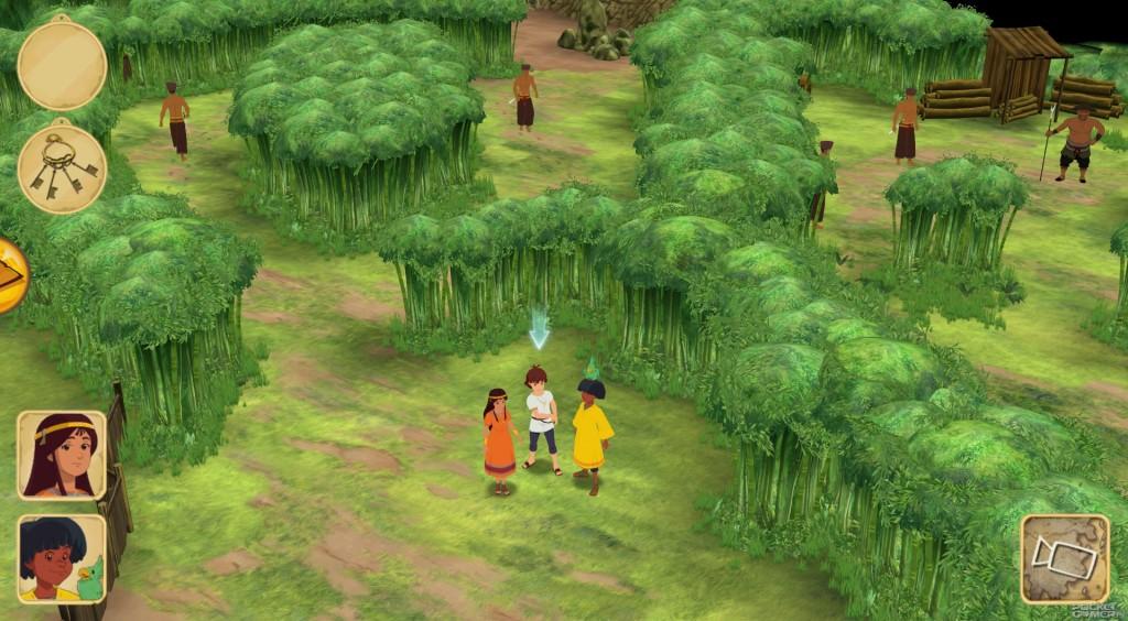 Esteban, Zia, Tao, les Cités d’Or ! Les Mystérieuses Cités d'Or - Jeux Vidéo