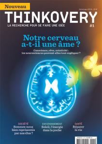 couverture du 1er numéro du trimestriel  Thinkovery paru en octobre  2014