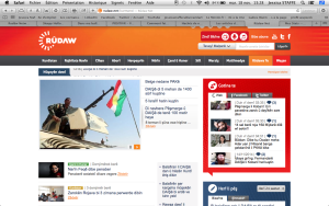 Rudaw Network : Un consortium kurde né dans la guerre Site de Rudaw Networks