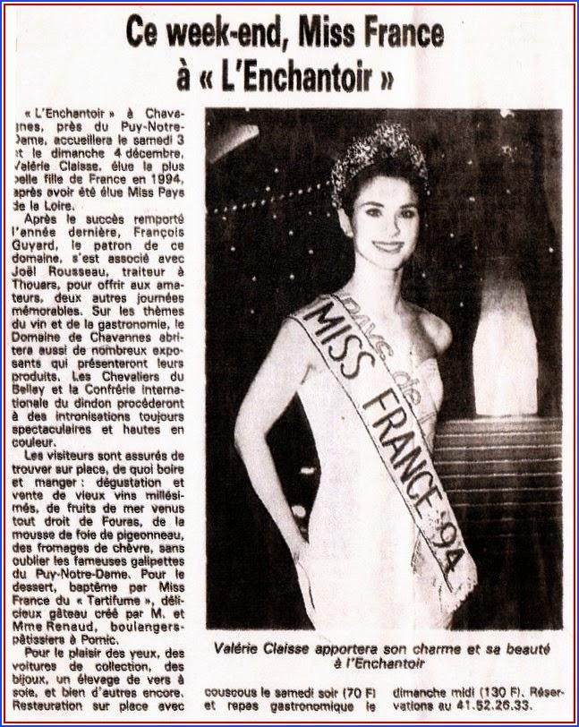 MISS FRANCE au DOMAINE DE L'ENCHANTOIRChavannes -le Puy-N... MISS FRANCE au DOMAINE DE L'ENCHANTOIRChavannes -le Puy-N...