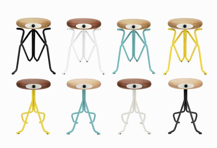 Companion tabouret poétique par Phillip Grass Companion tabouret poétique par Phillip Grass