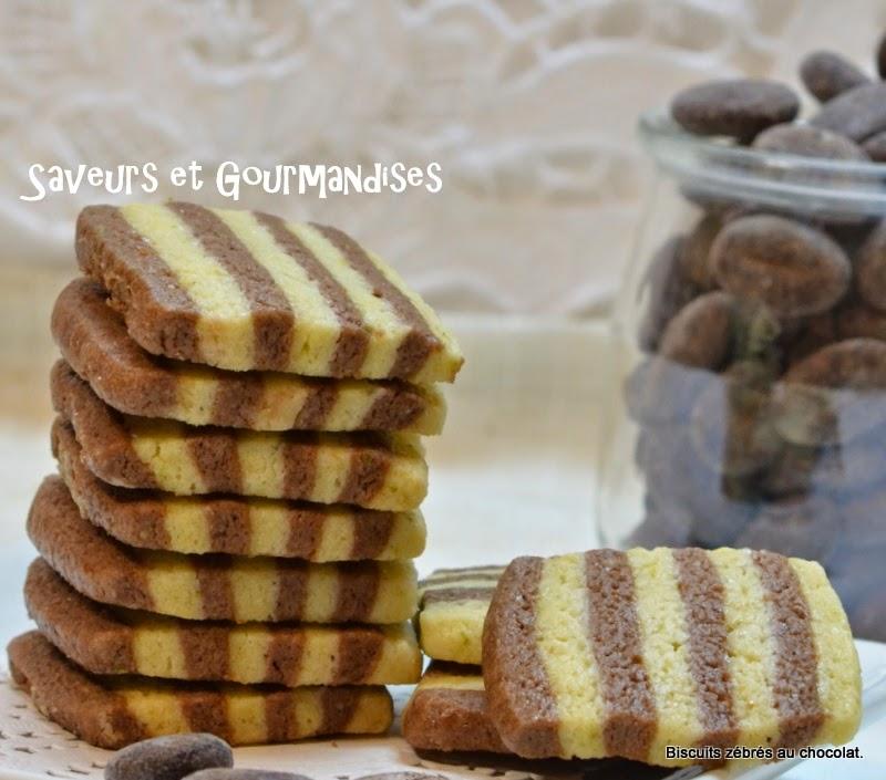 Biscuits Zébrés au Cacao. Biscuits Zébrés au Cacao.