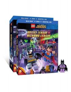 Les collectors pour les prochains films Justice League justice-league-vs-bizarro-league-exclusive-minifigurine-blu-ray-warner-bros-scenographie