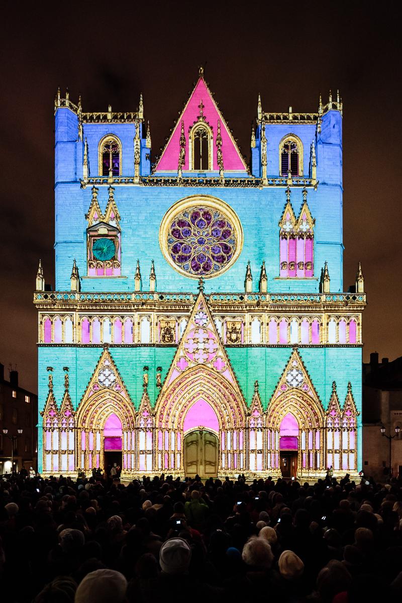 Cathédrale Saint Jean FDL2014 BD©b rob 04 Fête des Lumières 2014, soir 2 et 3