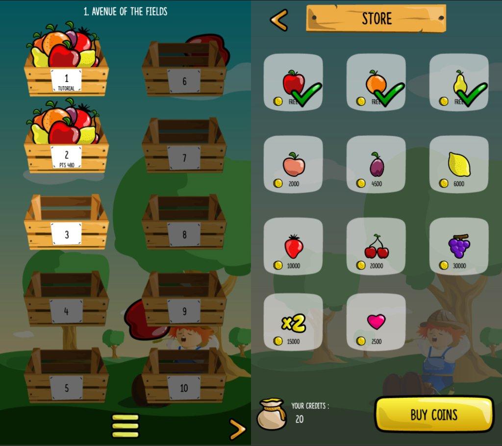 Fruits Jam : un Fruit Ninja like pour iPhone addictif Fruits jam ios 1024x910