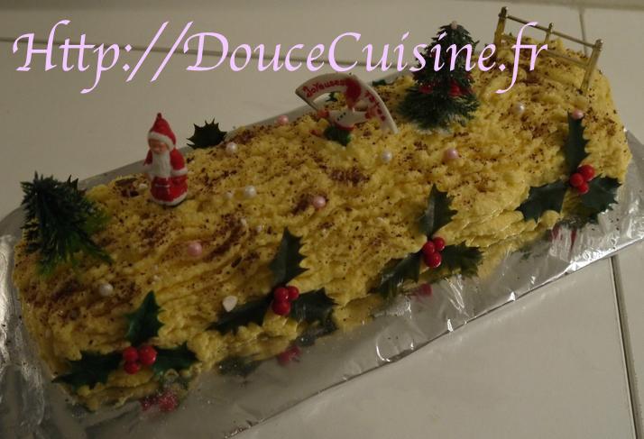 Buche de Noël à la vanille et au krisch