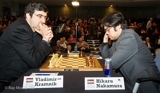 Kramnik bat Nakamura sur la variante Petrossian de l'Est-Indienne - Photo © site officiel