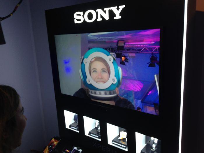 Sony noel  chalet sony jeu interactif scaphandrier photo