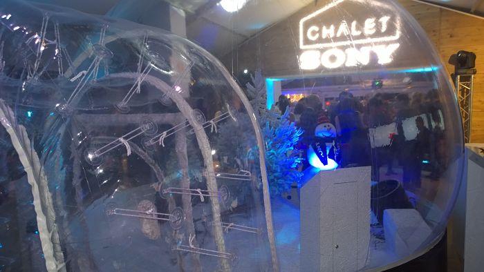 Sony noel  igloo chalet sony noel photo