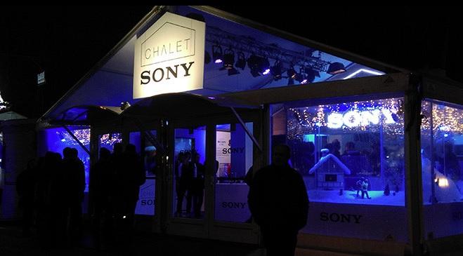 Sony noel  chalet sony interaction high tech noel photo