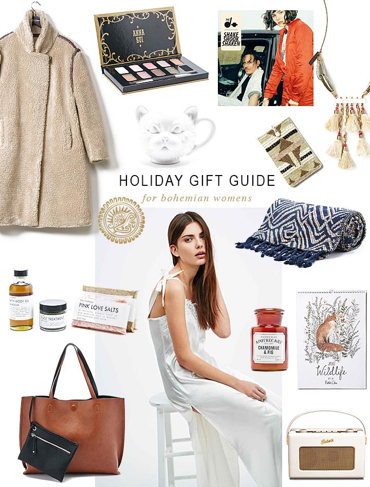 Holiday gift guide, for Bohemian Womens Bohemian Womens gift guide