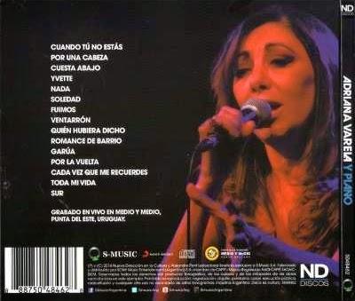 Présentation du nouveau disque de Adriana Varela ce soir au ND Teatro [à l'affiche]