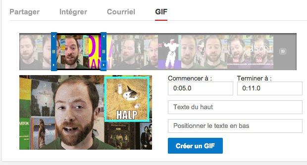 youtube générateur gif amimé YouTube propose un générateur de GIF animé 