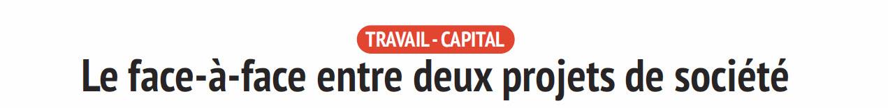La confrontation : Pierre Laurent et Pierre Gattaz. Humanité journalière du 12 décembre 2014 g2