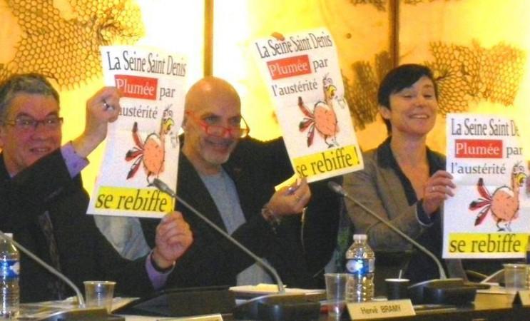 Des élus du 93 marchent « contre l'austérité » Des élus du 93 marchent « contre l'austérité »