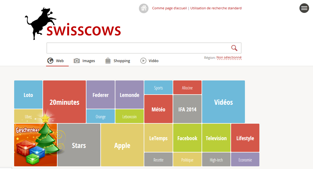 Swisscows, un moteur de recherche vachement discret