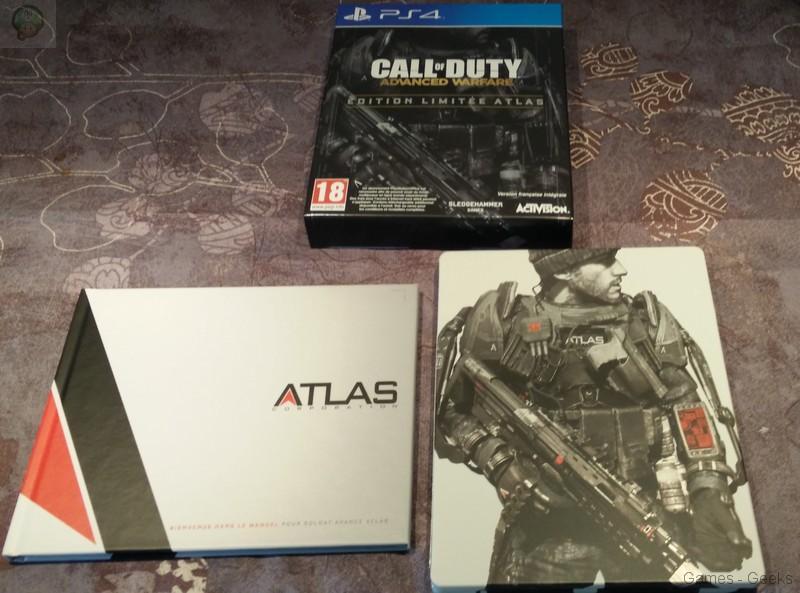 [Unboxing] Call of Duty Advanced Warfare – Edition Atlas – PS4