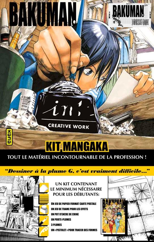 Bakuman tome 20 - le pack collector du mangaka