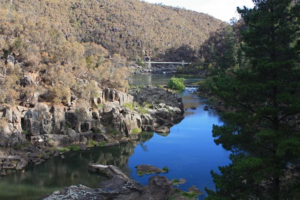 Découverte des environs de Launcheston et Saint Patrick en Tasmanie cataract gorge