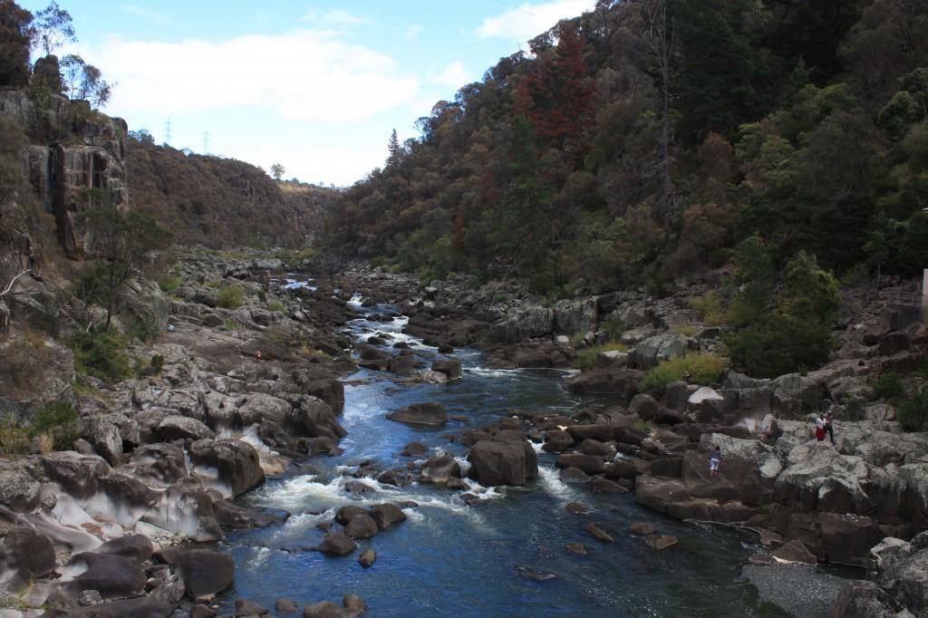 Découverte des environs de Launcheston et Saint Patrick en Tasmanie wataract gorge power station